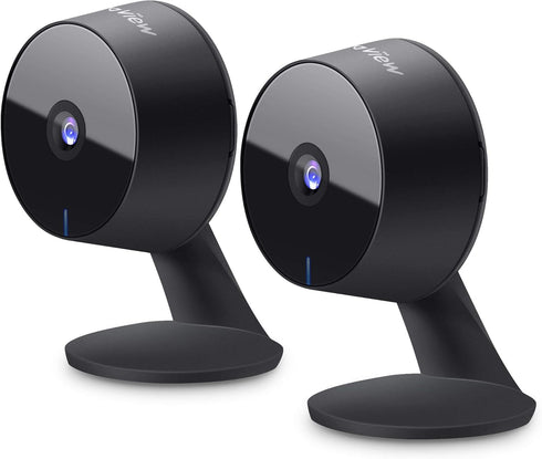 LaView Smart Indoor Security Camera (2 Pack), 1080p HD Baby Monitor with Motion Detection, Two-Way Audio, Night Vision