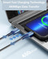 ohbox 3Pack Short iPhone Charger Cable 12 inch Lightning Cord 1FT Compatible with iPhone 14/13/12/11/Pro/Max/X/8/7/6/5S