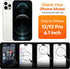 CellEver 12/12 Heavy-Duty Silicone Case for iPhone Pro - Two Shatterproof Glass Screen Protectors, Military Drop