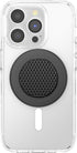 PopSockets Phone Grip Compatible with MagSafe, Phone Holder, Wireless Charging Compatible - Alum Triangle Knurled Black