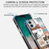 Jesus and Cowboy Case for iPhone 11, Christian Quotes and Western Collage Trendy TPU Bumper for Men Women