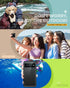 Lanhiem Pixel 8 Case, IP68 Waterproof Dustproof Case with Built-in Screen Protector for Google Pixel 8 6.2 Inch, Rugged