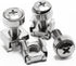 Lancher 60-Pack M6 16mm x Screws and Cage Nuts for Server Shelf Cabinets Rack Mount Screw