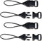 OP/TECH USA 1301082 Mini QD Loops - 1.5mm System Connectors (Black) - Set for Cameras, Cell Phones & Binoculars