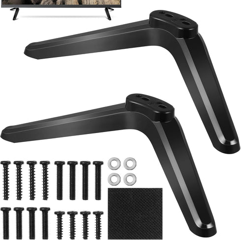 iplusmile Universal TV Stand - 2Pcs Tabletop TV Mounting Bracket Legs with Screws