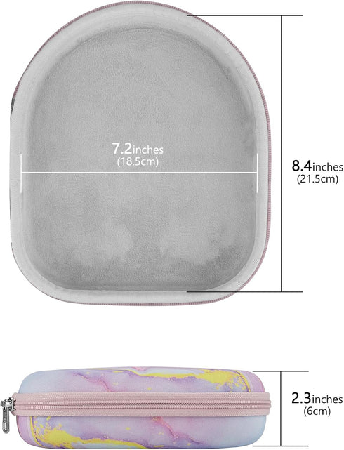 Geekria NOVA Headphones Case for Over-Ear Headphones, Hard Shell Travel Bag with Cable Storage for Soundcore, JBL, Sony