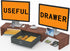 WESTREE Dual Monitor Stand Riser with Drawer - Adjustable Length and Angle,
