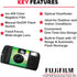 Fujifilm 400 (1 Pack QuickSnap Flash One-Time-Use Camera with Cap Keeper and Pixibytes Microfiber Cleaning Cloth...