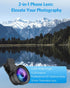 Olipiter 0.45X 12.5X 2-in-1 Phone Camera Lens Kit, Upgraded Super Wide Angle Lens, Macro Lens for iPhone, Professional