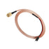 XMSJSIY SMA Male to Dupont Wire Coaxial Test Leads Cable Connector Adapter Extension Wire (Red+Black)