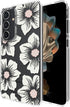 kate spade new york Samsung Galaxy S24 Plus Case - Hollyhock Cream, Compatible with Wireless Charging