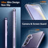SPIDERCASE Samsung Galaxy S24 Plus Case, 10 FT Military Grade Drop Protection, Slim Fit Shockproof, Clear
