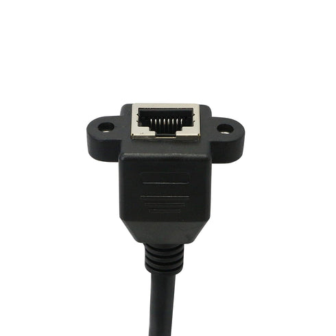 SinLoon RJ45 Ethernet Adapter Cable, 90 Angle Right Male to Female for CAT 5/CAT 6 LAN Ethernet