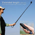 11''-45'' Aluminum Handheld Waterproof Selfie Stick Monopod for GoPro Hero, Insta360, AKASO, DJI OSMO Cameras