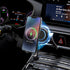mooas Magnetic Car Mount Charger - Max. 15W Fast Wireless Charger with Air Vent Mount, Compatible with iPhone, Galaxy