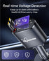 Retractable Car Charger, 66W Super Fast USB Charger with Dual Type-C Cables and 2 USB Ports for iPhone and Samsung