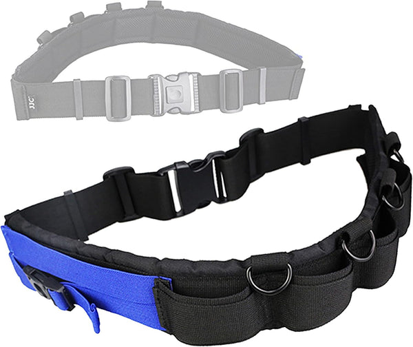 JJC GB-1 Adjustable Photography Utility Belt, Wrist Waistband Belt for Carrying Gear Bag Case, Lens Pouch, Flash