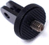 CHRONOS Black Aluminum Tripod Adapter Mount for GoPro Cameras