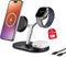 3-in-1 Wireless Charging Station for Apple Devices, Fast Charging Station for iPhone and Watch with MagSafe, Stable