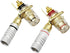 XMSJSIY Y Spade Plug, Speaker Spade Connector, Fork Spade Plug 45 Degree for Speaker Wire