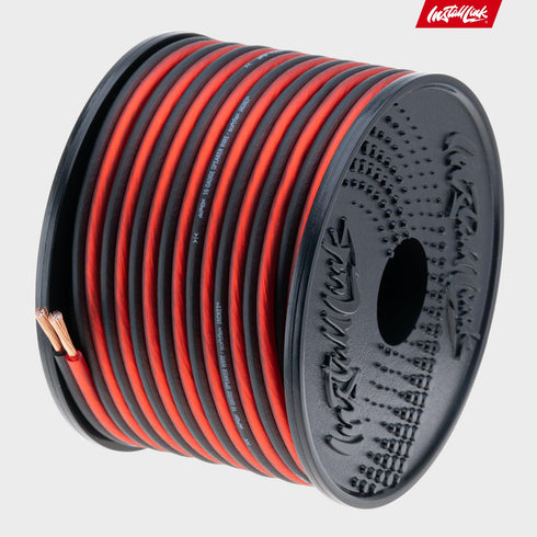Install Link 16 AWG Gauge Speaker Wire Cable, 30 Feet, Stereo for Car or Home Theater, CCA