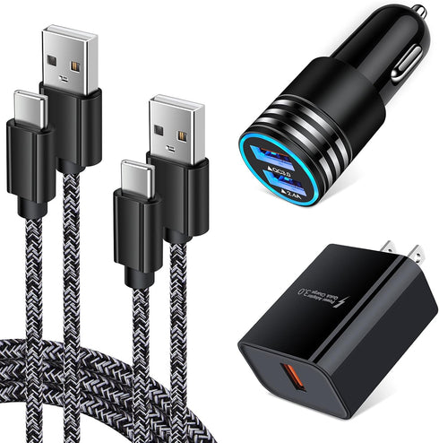 USB C Fast Charger for Samsung Galaxy S24 Ultra S23 FE S22 S21 S20 A15 A25 A14 5G, Quick Charge Wall Charger