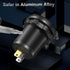 12V USB C Aluminum Car Charger Socket, PD 20W & Quick Charge 3.0 18W Waterproof USB Outlet for Marine Truck Motorcycle