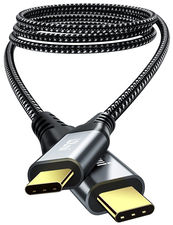 USB 3.2 Gen 2 C to C Monitor Cable (3FT, 2Pack) - Type C 4K 60Hz HDR Video Output, 100W Fast Charge.