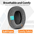 WH-XB910N Ear Pads - TRANSTEK Replacement Ear Cushion Compatible with WH-XB910N XB910 N Headphones (Grey Fabric)