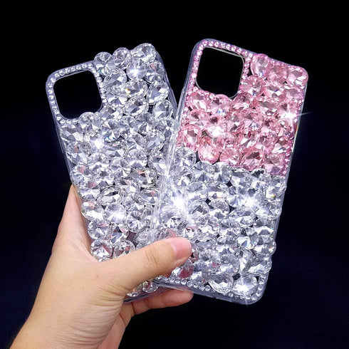 Bonitec iPhone 11 Case, 3D Glitter Sparkle Bling Case for Women, Luxury Shiny Crystal Rhinestone Cover