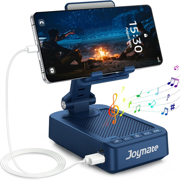Joymate Gifts for Men Women, Bluetooth Speaker Phone Stand with Charging Function 360
