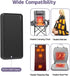 UMEIDEA 5V2A Pack 10000) Battery for Electric Heated Camping Chair, Heated Blanket, Hunting Seat Pad, Sleeping Bag USB