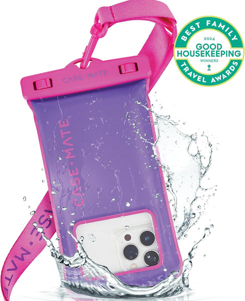 Case-Mate IP68 Waterproof Phone Pouch - Travel Beach Cruise Ship Essentials for iPhone 15 Pro Max/14 Pro Max/13 Pro Max