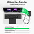 KMMXXCPM 10ft/3 4/3,usb4 40gbps 240W charging,8K/4K long usb c to usb c cable M Compatible With Thunderbolt cable