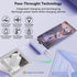 Small USB C Portable Charger, 5000mAh Mini Power Bank with Built-in Phone Stand and LED Light, Compatible with iPhone15