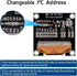 YELUFT 5pcs 0.96 Inch I2C 12864 128x64 SSD1306 Pi/ESP32 Pre-Soldered IIC OLED Display Module Pixel Driver Self-Luminous