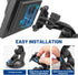 EWAY 4-Hole 4.3"/5" Direct Fit Suction Cup Mount for Backup Camera Monitor, Knob-Lock Adjustable Dashboard Windshield