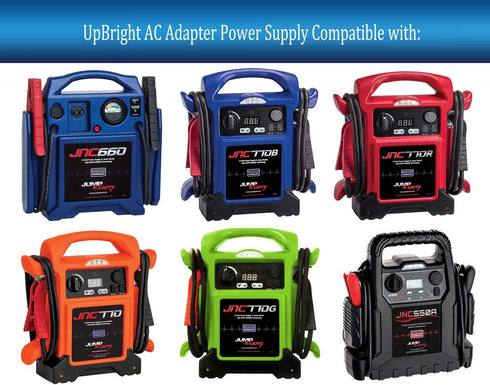 UpBright AC Power Charging Cord Charger Cable for Jump-N-Carry 12V Jump Starter 1700 A JNC350 JNC550A JNC660 JNCAIR