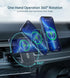 MagSafe Car Mount Charger with Adapter, Magnetic Wireless Charger for Car Vent, 360° Rotation, Compatible with iPhone