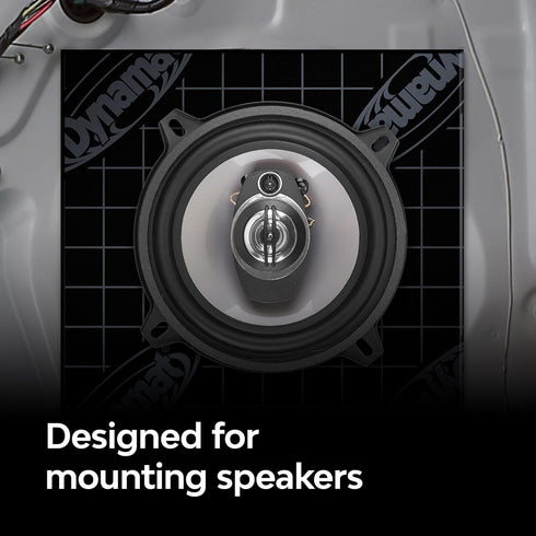 Dynamat Xtreme Sound Deadening Car Insulation Speaker Pack – Pre Cut Noise Dampening Kit, 2 Sheets 10”x10”