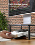 3 15.6" HUANUO Monitor Stand, Monitor Stand Riser Height Adjustable, Monitor Riser with Airflow Vents, Laptop Stand