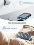 Kepswin 38800mAh Pack Solar Charger, Solar Power Bank, Waterproof External Backup Battery Power with USB C