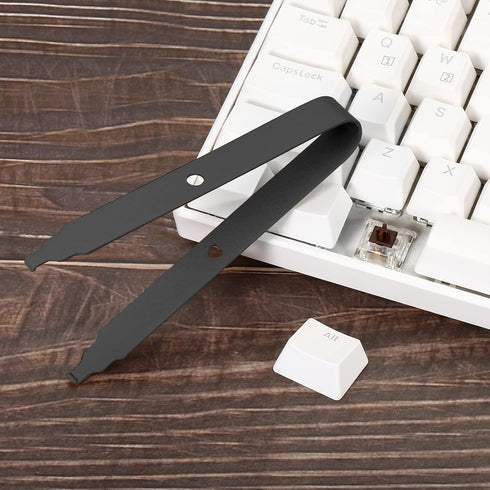 PATIKIL Keycap Puller - 2 Pack Steel Switch Remover Tool for DIY Mechanical Keyboard Fixing, Black