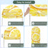 Jnbasdffb Summer 7.2 Lemon Wedding Arch Cover, Stretchy Spandex Arch Backdrop Stand Covers FT, Modern Oil Painting