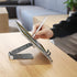 OMOTON Foldable Cell Phone Stand, C4 Portable Aluminum Holder - Adjustable Phone Dock Cradle for iPhone, Samsung,