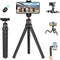 K&F Concept Mini Tripod Stand, Flexible Camera Tripod with Bluetooth Remote, Compatible with Smartphone/Canon Nikon