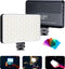VIJIM VL120 LED Video Light on Camera, Mini Rechargeable 120 LED Photography Lighting