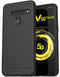ENCASED LG V50 ThinQ Case, Thin Armor Slim Fit Flexible Grip Phone Cover in Black