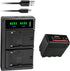Kastar 1-Pack NP-F980EXP Battery and LTD2 USB Charger, Compatible with Bosma G1 Pro 8K Camera (MFT)