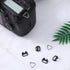Bruislard 4Pcs Camera Strap Clips Camera Triangle Split Ring Stainless Steel Strap Hook Lug Ring with Plastic Cap